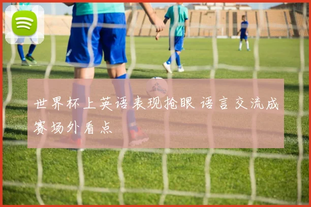 世界杯上英语表现抢眼 语言交流成赛场外看点